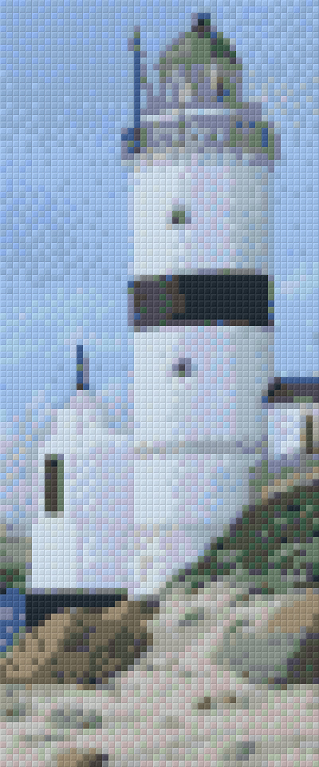The Cloch Lighthouse Three [3] Baseplate PixelHobby Mini-mosaic Art Kit image 0